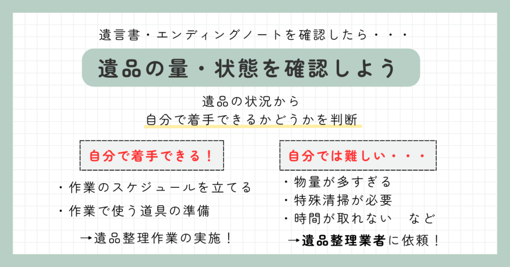 遺品整理はいつやるべき？最適な6つのタイミングと遺品整理の流れ